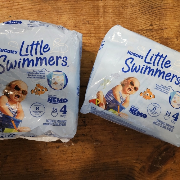 Huggies Little Swimmers Swim Diapers Size 4 - Picture 2 of 2